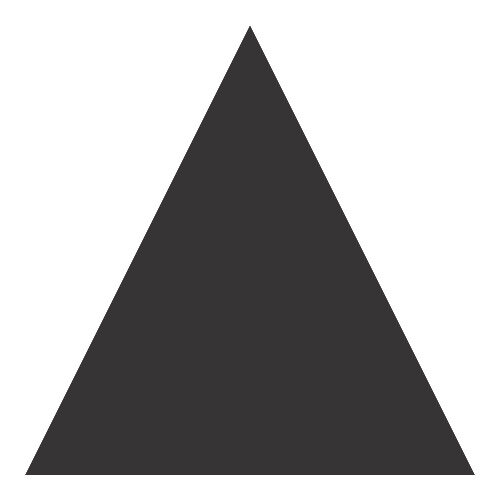 Adesivo Triângulo / Preto