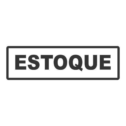 Adesivo Estoque / Preto