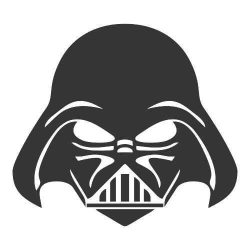 Adesivo Darth Vader / Preto