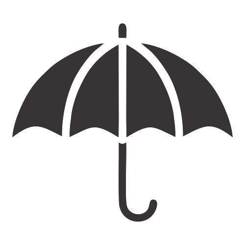 Adesivo Umbrella / Preto