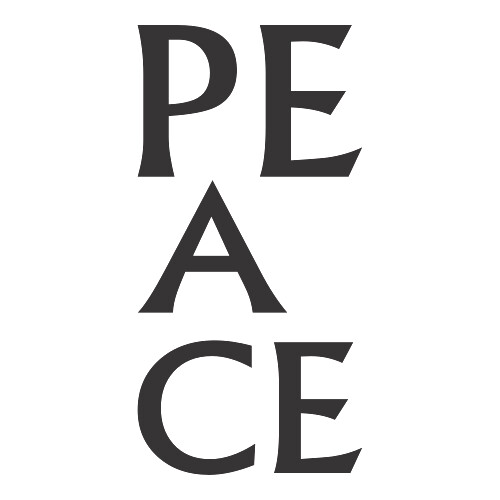Adesivo PEACE / Preto