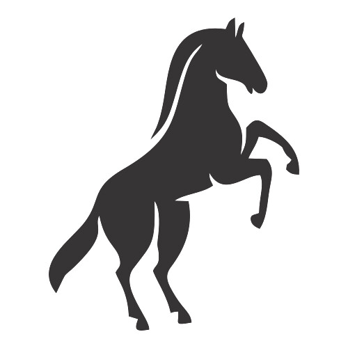 Adesivo Cavalo / Preto