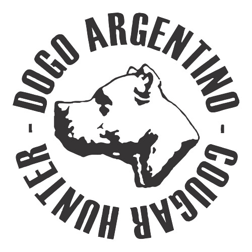 Adesivo Dogo Argentino / Preto